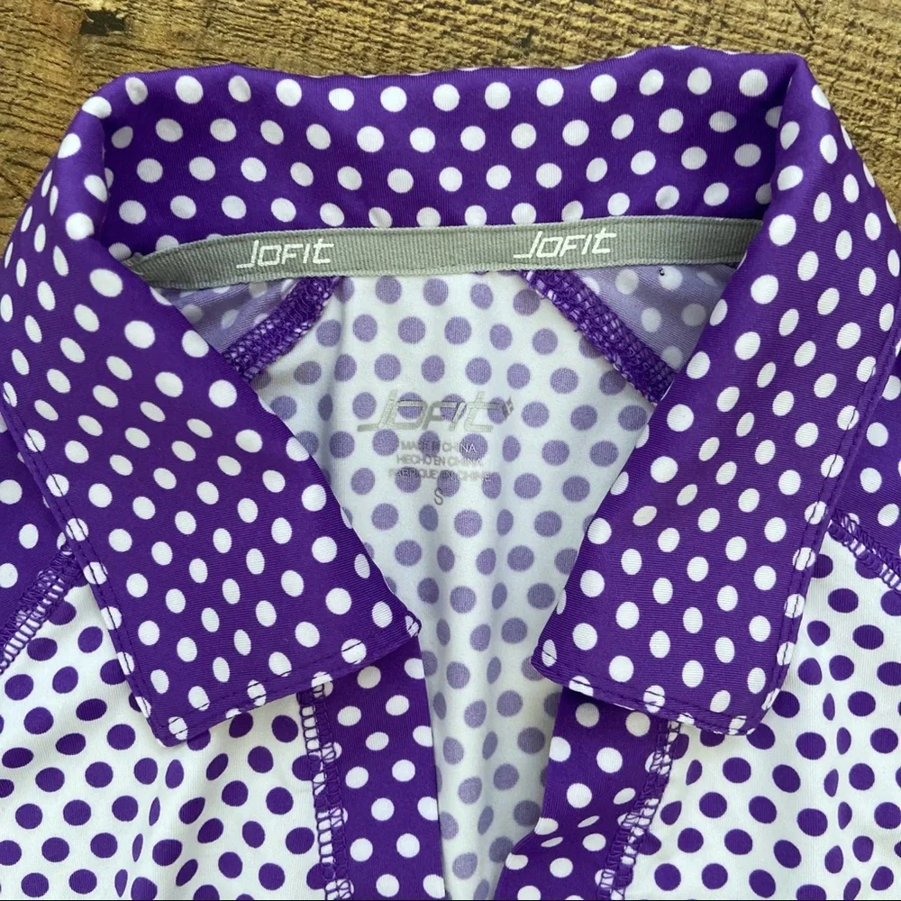 JOFIT Polka Dot Golf Top ⭐️ So Pretty - Picture 3 of 11